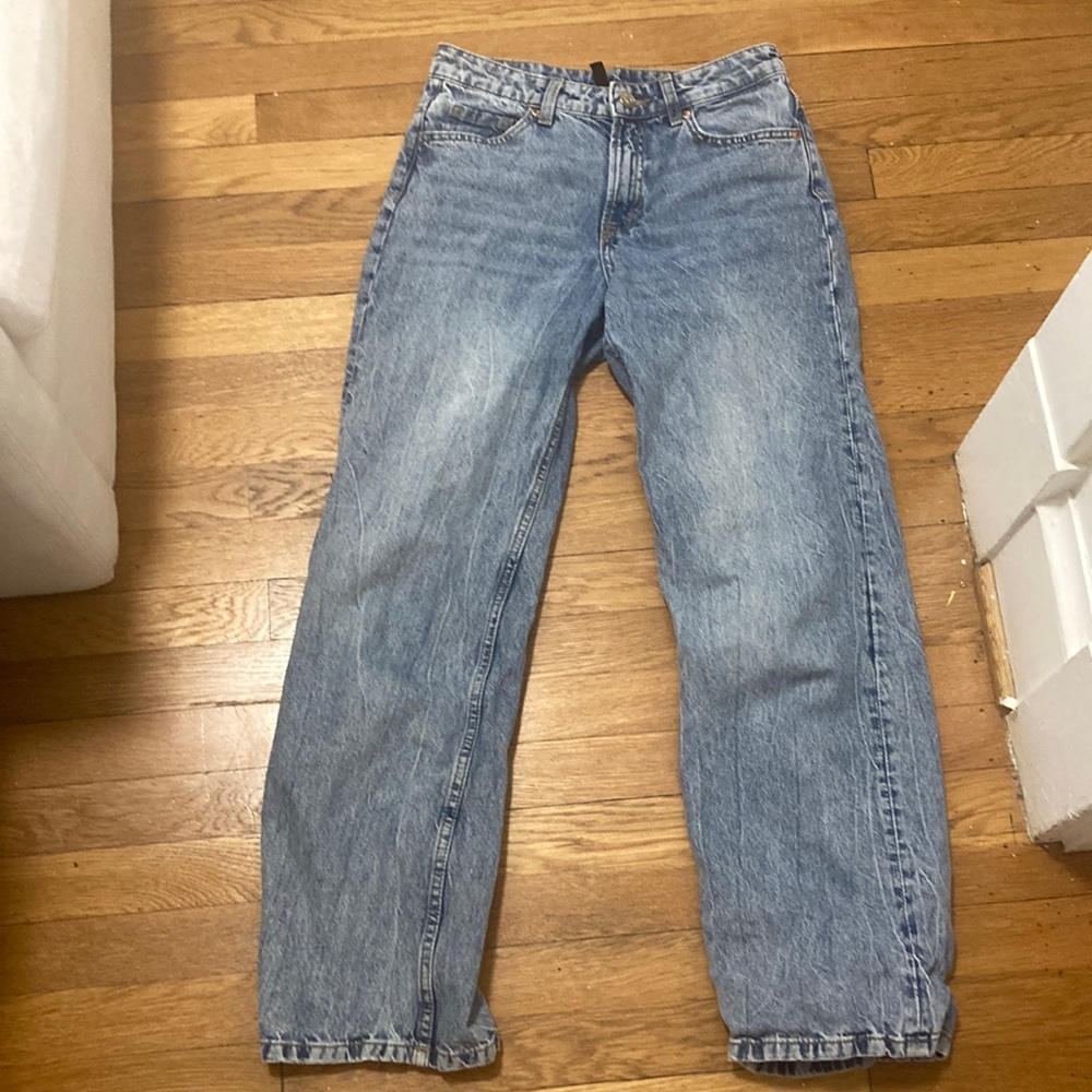 H and M new Divided light wash jeans